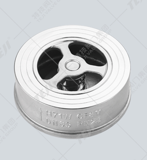 對夾連接升降式止回閥